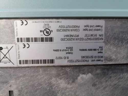 全新伟肯变频器nxs00315a2t1ssva1a200c200/pa003152t1ssv现货
