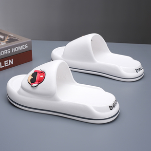 新款 夏季 潮流家居防滑浴室静音户外厚底耐磨休闲沙滩凉拖 拖鞋 男士