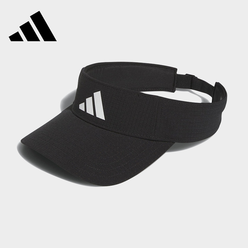 adidas阿迪达斯空顶帽男女网球帽高尔夫帽运动防晒无顶跑步遮阳帽