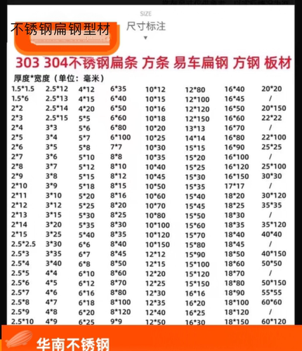 304不锈钢小扁条方钢扁钢、303型材排料精密切割下料