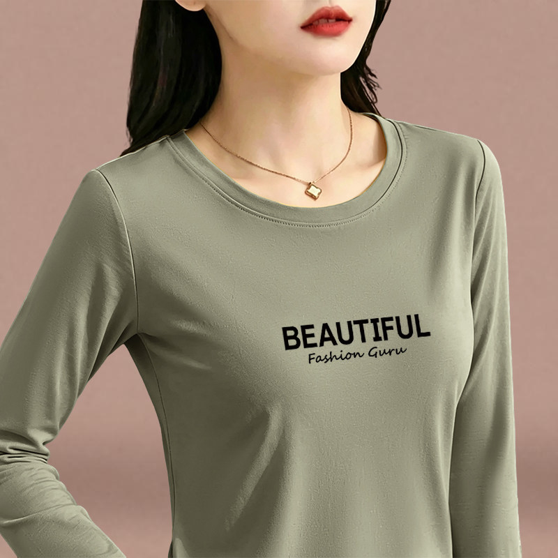 时尚运动百搭纯棉T恤女休闲体恤