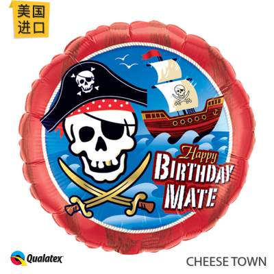 美国先锋海盗18寸pirate铝膜气球