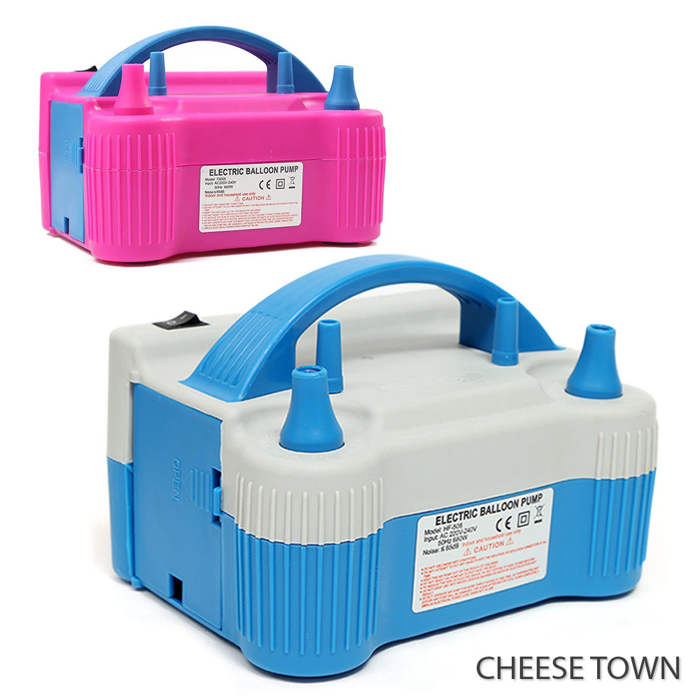 气球电动双孔充气泵 充空气 省力双层球吹气机结婚生日家用便携