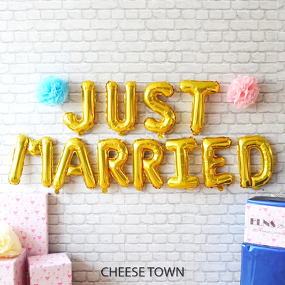 婚礼铝膜气球婚房布置