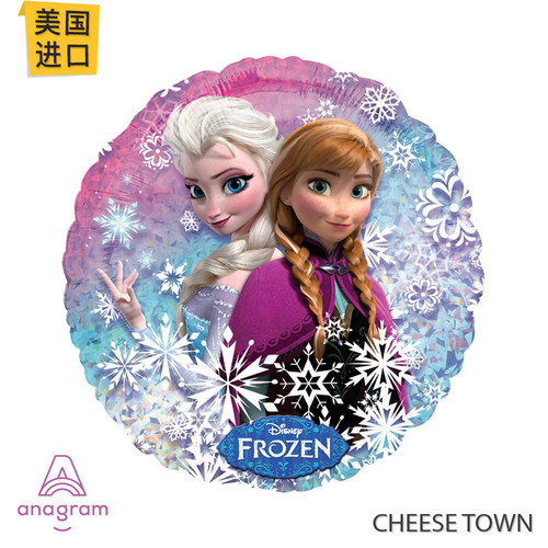 美国进口冰雪奇缘17寸铝膜气球