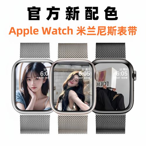 米兰尼斯磁吸金属表带