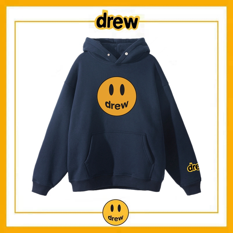 Drew无绳卫衣连帽加绒