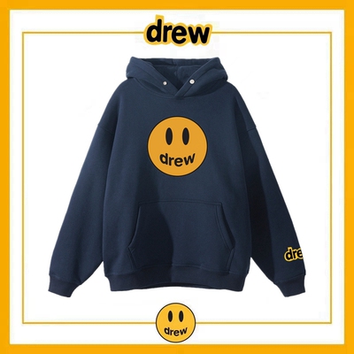 Drew无绳卫衣连帽加绒