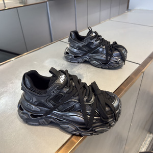 机甲老爹鞋春夏网面透气休闲鞋男士运动增高鞋子厚底百搭潮流男鞋