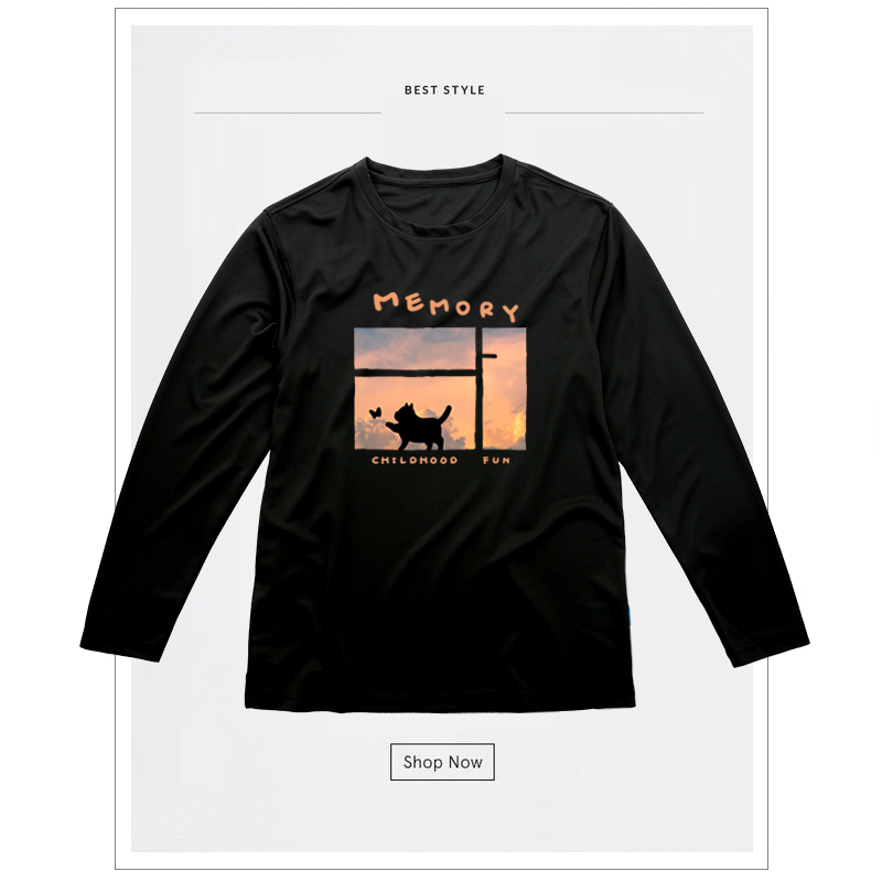 回忆童年趣味新款羽毛球服长袖