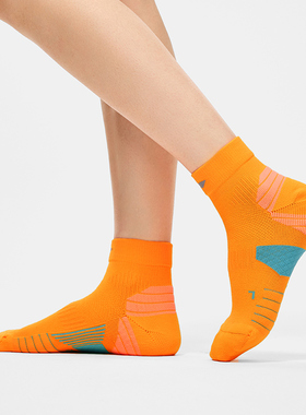 Lining/李宁正品夏季男女跑步系列亲肤舒适运动短袜1双装AWST103