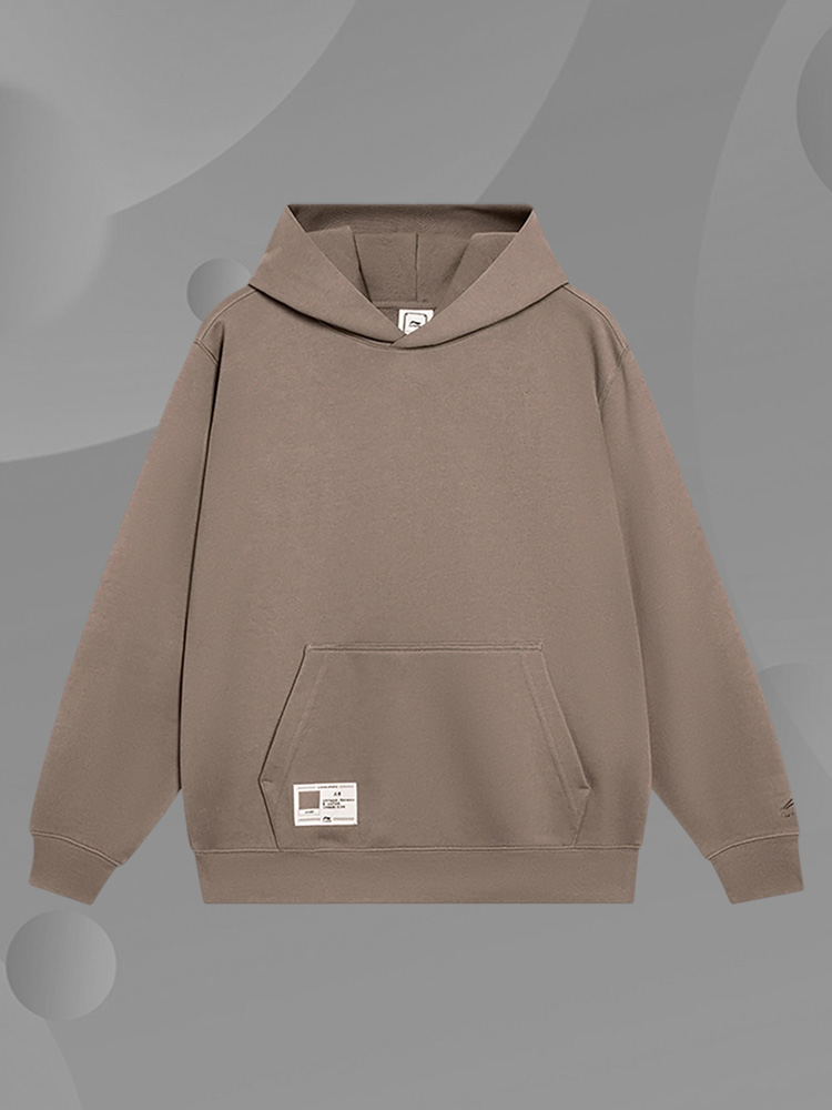 Lining/李宁正品中国色系列男子时尚运动休闲套头连帽卫衣AWDT069