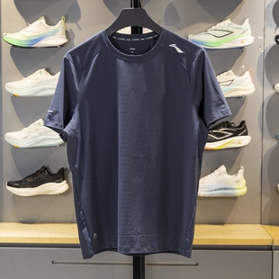 T恤ATSV395 复古透气短袖 健身系列男子户外休闲运动经典 李宁正品