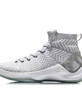 李宁男鞋篮球鞋CF溯系列高帮男子轩辕一体织高帮运动鞋ABAN035