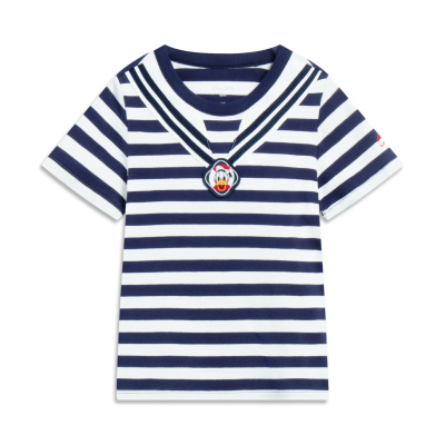 Lining/李宁正品夏季儿童百搭舒适透气运动休闲短袖衫T恤HST055