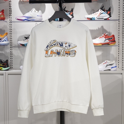 李宁正品男女加绒保暖休闲卫衣