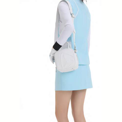 李宁正品2025新款女子时尚小巧可调节高尔夫运动斜挎包ABLV052