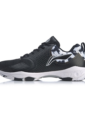 中国李宁男子羽毛球系列训练鞋时尚舒适透气运动鞋男子AYTQ011