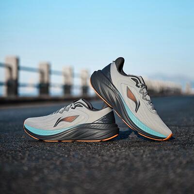 李宁正品新款悠然v2男子舒适缓震日常通勤耐磨休闲慢跑鞋ARSV097