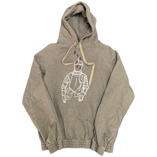 03ss士兵咖色连帽基础休闲宽松卫衣长袖 Nine Number Lmyer