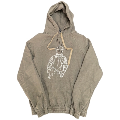 Lmyer Number Nine 03ss士兵咖色连帽基础休闲宽松卫衣长袖