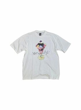 Lmyer Number Nine Archive 冰淇淋宽松T恤短袖Ins情侣同款