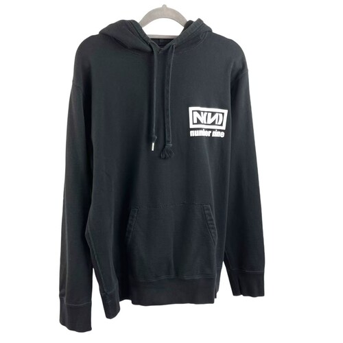 Lmyer Number Nine 03ss基础标语Archive休闲宽松卫衣长袖