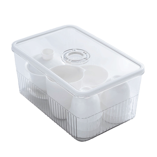 茶具收纳盒透明带盖防尘功夫茶杯茶壶杯子家用大号茶桌置物储物盒