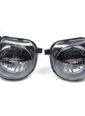 适用宝马5系F10 F18 F07 GT前保险杠防雾灯LED雾灯前杠灯日行灯专