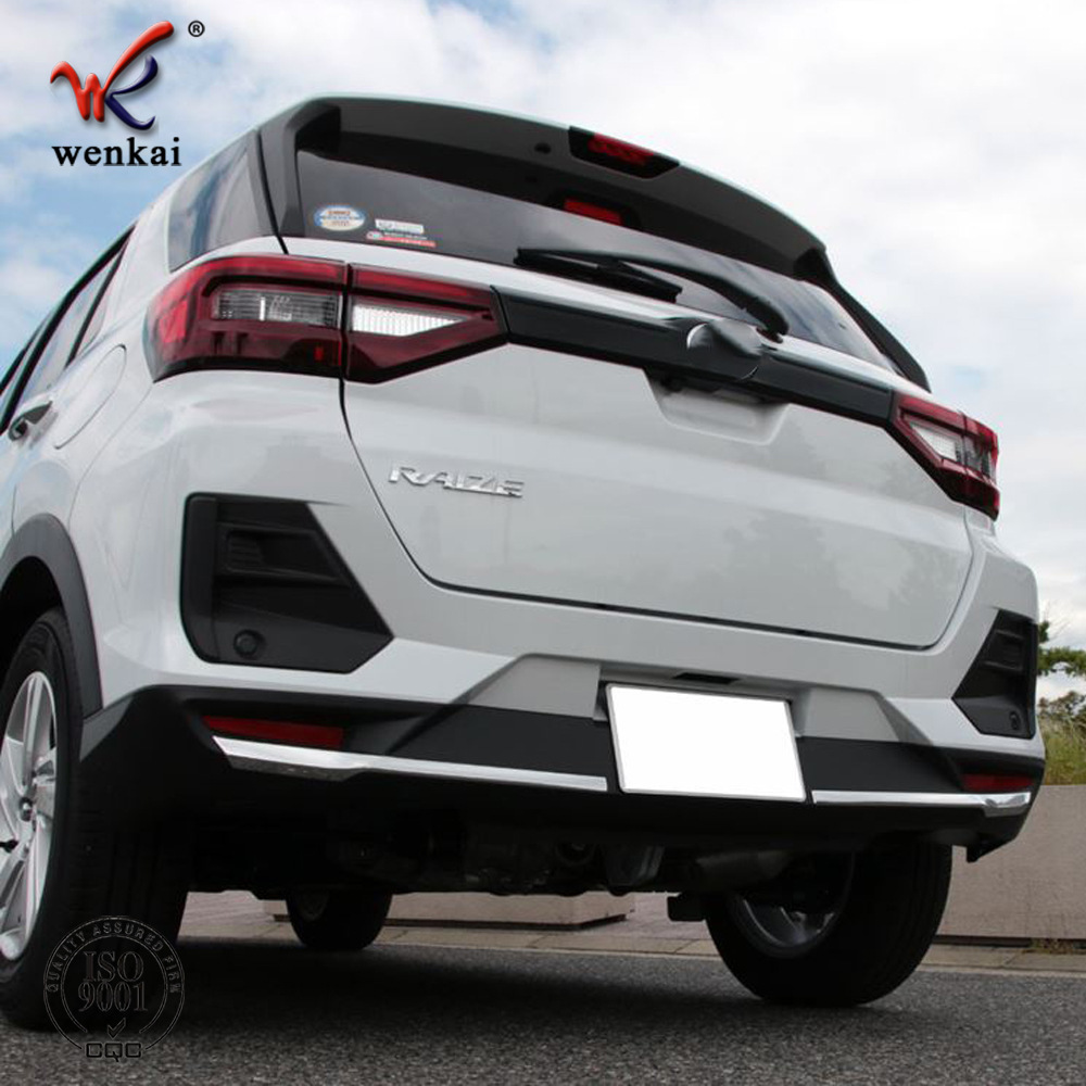 适用于丰田20款Raize改装后保险杠饰条 大发Rocky专用后杠防撞条