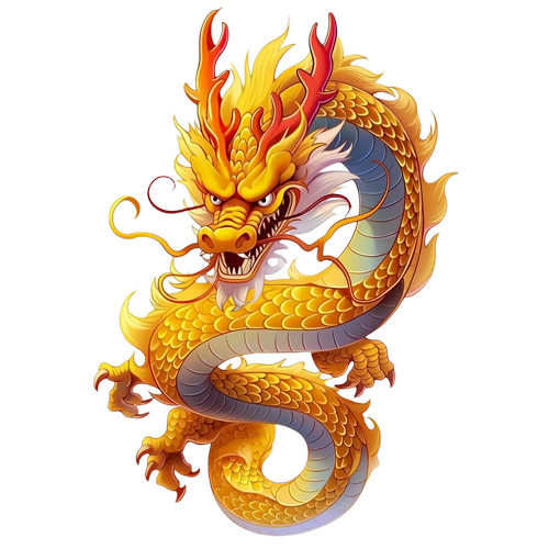 霸气金色仿真中国龙3d效果贴画客厅卧室玄关车身高级装饰贴纸中式