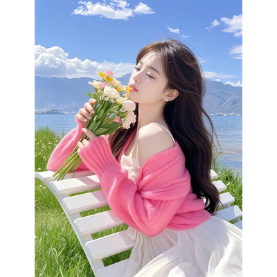 超清纯美丽少女海报客厅卧室浴室室内墙面美人贴画防水自粘贴养眼