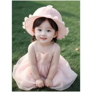 超级养眼可爱小美女贴纸客厅卧室床头背景自粘贴画防水ins风家用