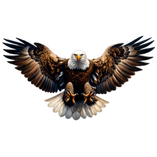 雄鹰展翅霸气老鹰贴纸卧室浴室卫生间墙面装饰遮瑕丑贴画防水自粘