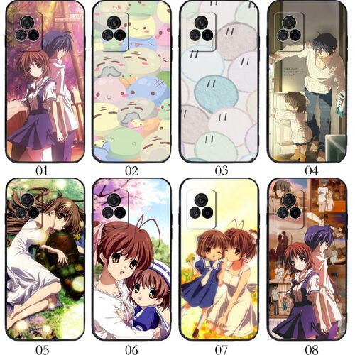 clannad 适用vivo?Y31s/红米 K60E/X60/S7/S9/iQOO 7/U3/Y52s/K50 Pro/K40S/Civi 1S手机壳