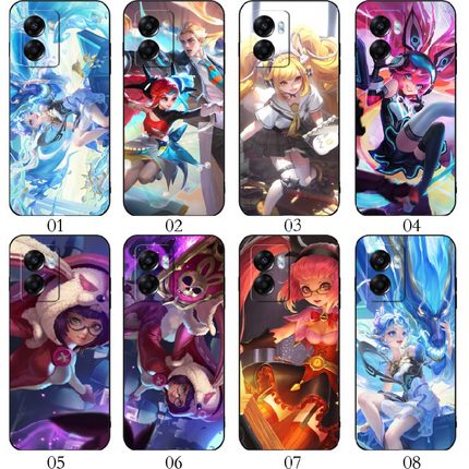 王者荣耀安琪拉 适用OPPO Reno 11/A1/8/7 SE/A57/K10/A2/9 Pro+/A58x/A36/vivo S15e/S17e/Y77t/Y77e手机壳