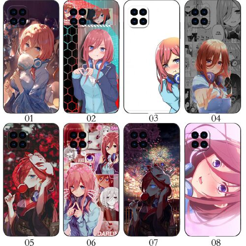 中野三玖 适用 华为 nova8 SE/9C/7i/红米Note13/Pro+/K70/10A/6/OPPO A92/A72/Reno4/A15/A35/V13手机壳