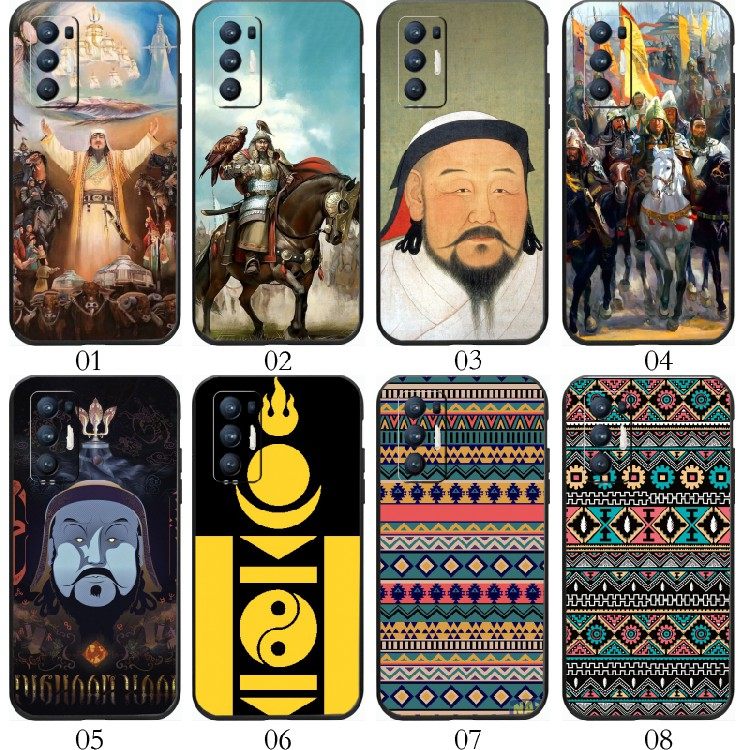 蒙古风 适用 realme GT/9R/Neo/闪速版/2T/一加 9/Pro/大师探索版/RT/8T/Ace 2V/魅族18/Neo5 SE手机壳