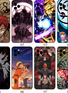 火影忍者 适用iPhone苹果15/Play 6T/13/12/11/红米Note12/荣耀60 SE/14/6C/OPPO Find X3/pro/mini手机壳