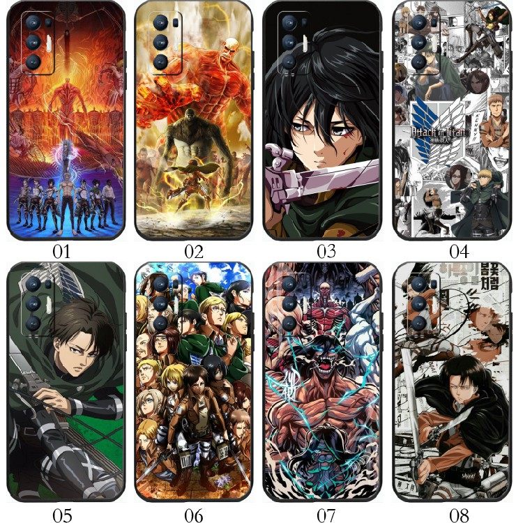 进击的巨人 适用 realme GT/9R/Neo/闪速版/2T/一加 9/Pro/大师探索版/RT/8T/Ace 2V/魅族18/Neo5 SE手机壳