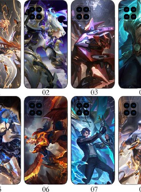 王者荣耀铠 适用 华为 nova8 SE/9C/7i/红米Note13/Pro+/K70/10A/6/OPPO A92/A72/Reno4/A15/A35/V13手机壳