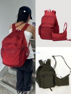 现货秒发 TheBarnnet 八奶×BIT Mone联名款简约百搭户外双肩背包