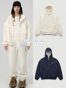 现货 the barnnet 秋冬款 八奶双面穿摇粒绒连帽卫衣开衫外套男女