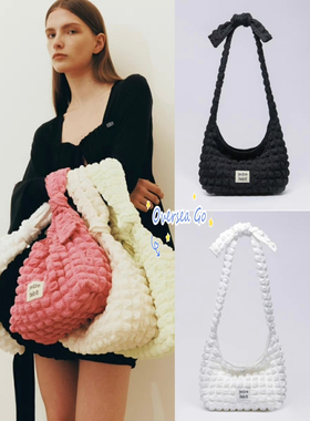 现货 JEDREFEB5 韩素希同款 甜美风系带单肩包云朵包手提斜挎包女