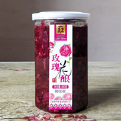 云南特产东巴客玫瑰花酿400g蜂蜜鲜花酿花蜜果酱玫瑰糖调料鲜花酱