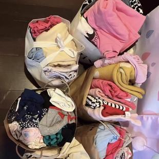 8件闲置女士旧衣物长袖短袖裙子裤子四季百搭时尚舒适款随机发货