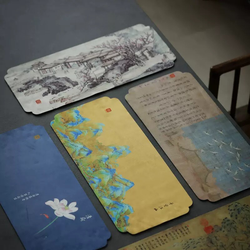 中式古风古画茶席 防水禅意干泡单人茶巾布垫子 桌旗茶布茶道配件