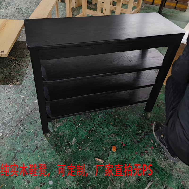 实木鞋架家用门口可坐换鞋凳