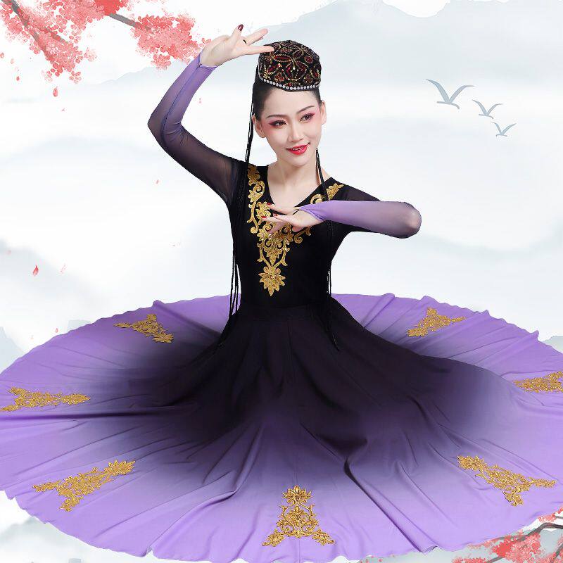 维吾尔族舞蹈民族演出服