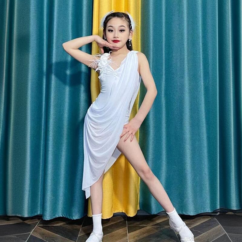 新款拉丁舞花服高级感舞